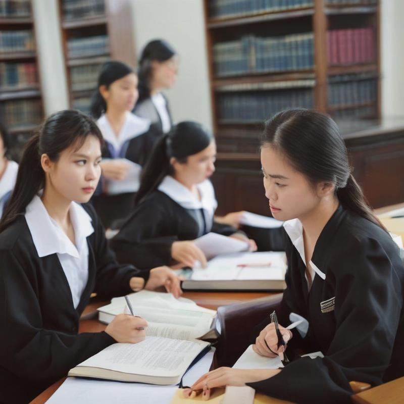 Sinh viên Học viện Phụ nữ học tập và nghiên cứu ngành Luật