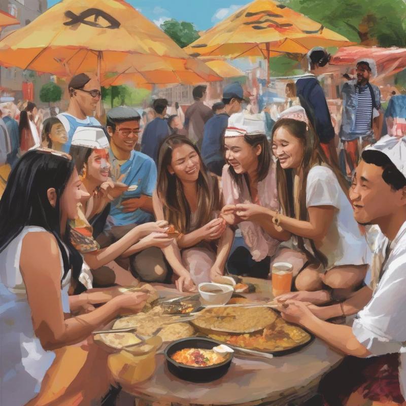 Sinh viên trao đổi văn hóa quốc tế