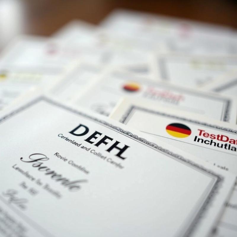 Chứng chỉ ngoại ngữ như tiếng Đức B1, B2, C1, TestDaF, DSH hoặc IELTS là điều kiện bắt buộc khi du học Đức