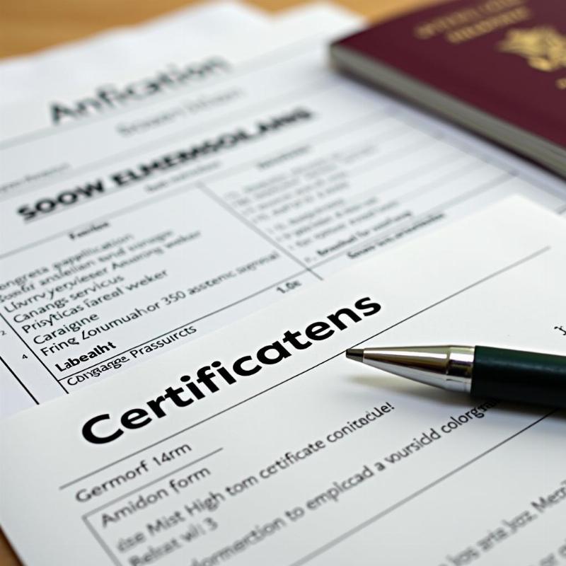 Chuẩn bị hồ sơ và phỏng vấn visa là bước cuối cùng và quan trọng để hoàn thành điều kiện du học Đức