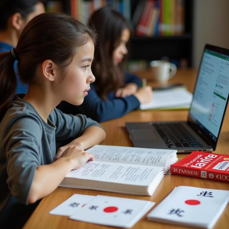 Du học Nhật Bản cần chuẩn bị tiếng Nhật kỹ lưỡng trước khi đi, đạt trình độ tối thiểu N5, khuyến khích N3 trở lên