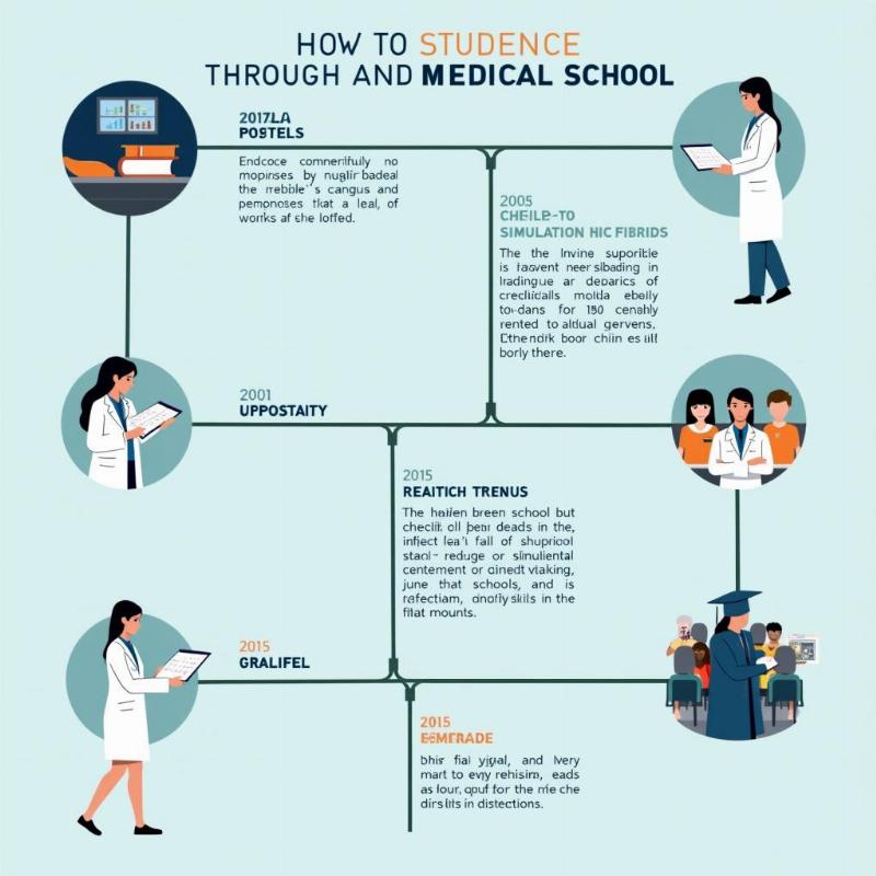 Hình ảnh minh họa quá trình học tập dài và vất vả của sinh viên Y khoa, giải đáp muốn học ngành y cần giỏi môn gì và sự đầu tư cần thiết