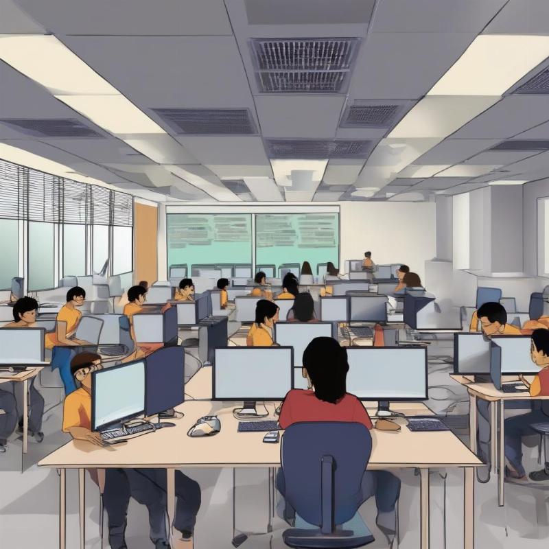 Sinh viên FPT học tập và thực hành trong lĩnh vực Công nghệ thông tin với sự hướng dẫn của giảng viên.