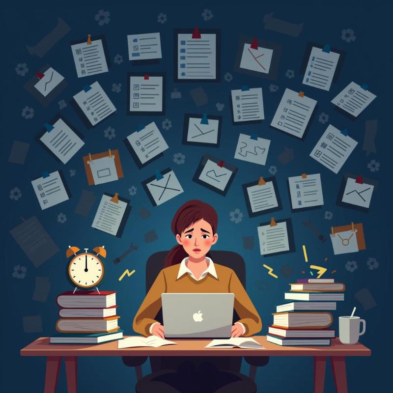 Hinh anh the hien thach thuc can bang ap luc hoc va lam cua sinh vien he vua hoc vua lam