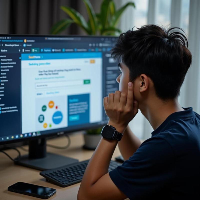 Hinh anh nguoi tre tim kiem viec lam sau khi xuat ngu cong an tren cac trang tuyen dung