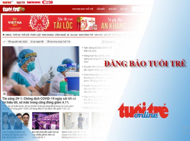 Báo Tuổi Trẻ - trang báo uy tín như một cơ quan truyền thông đa phương tiện