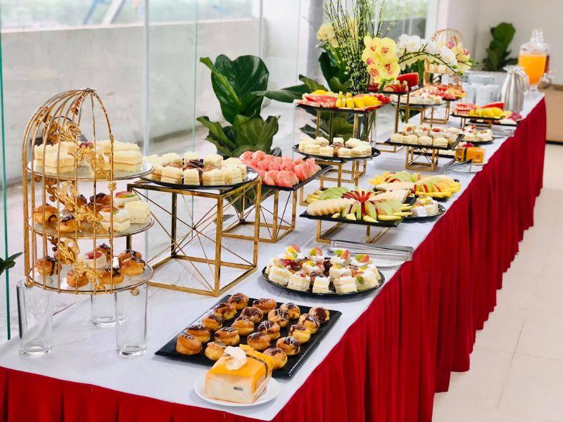 Tiệc ngoài trời sẽ không tính thêm phụ thu