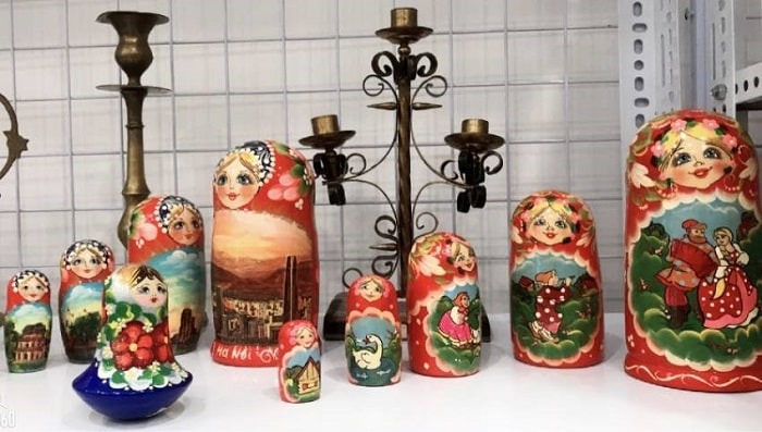 Thị trường bán đồ Nga ở Hà Nội đang diễn ra sôi động