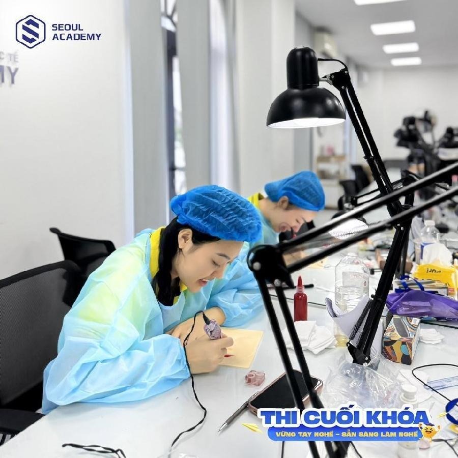 Trang thiết bị hiện đại, nhập khẩu trực tiếp từ Châu Âu và Hàn Quốc, hỗ trợ học viên tối đa trong quá trình học